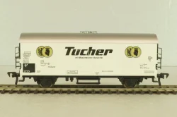 Вагон грузовой, закрытый beer "Tucher", 2--х осный DB, эпоха III, белый, HO, 5026, Fleischmann H0 1:87