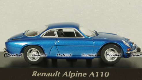 Renault Alpine A 110 - 1971 - Blue, 940113600, Maxichamps 1:43