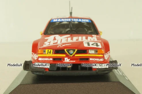 Alfa Romeo 155 V6 TI #14 Alfa corse ITC 1996, G.Fisichella, red, XT016, Onyx 1:43