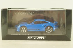 Porsche 911 (992) Turbo S 2020, blue, 410069474, Minichamps 1:43