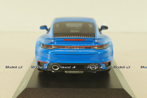 Porsche 911 (992) Turbo S 2020, blue, 410069474, Minichamps 1:43