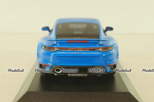 Porsche 911 (992) Turbo S 2020, blue, 410069474, Minichamps 1:43