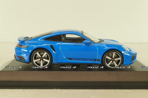 Porsche 911 (992) Turbo S 2020, blue, 410069474, Minichamps 1:43