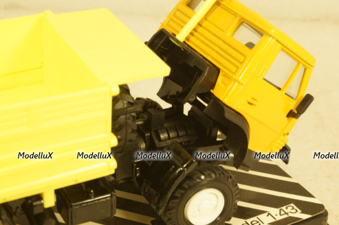 Камаз-4310, желтый, Арек 1:43