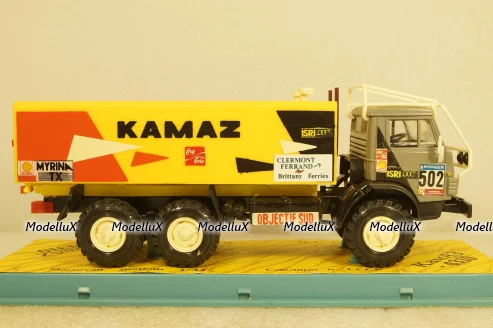 Камаз-4310 Обжектив сьюд, ралли, №502, Арек 1:43