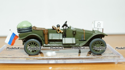 Руссо-балт Автопробег Санкт-Петербург-Владивосток 1913г, КАДР 1:43