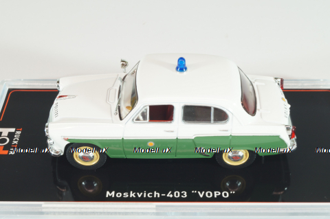 Москвич-403 VOPO, белый/зеленый, TruckTyr 1:43