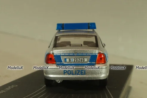 Opel Vectra (B) Polizei 1995, silver/blue, OPC091, Altaya  Opel Collection #91 1:43 Уценка!