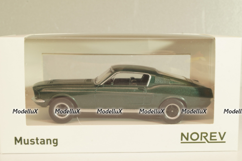 Ford Mustang Fastback 1968 "Bullit" green, 270583, Jet-car, Norev 1:43