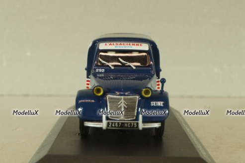 Citroen 2CV Fourgonnette "L'Alsacienne" 1949, blue, Altaya 1:43