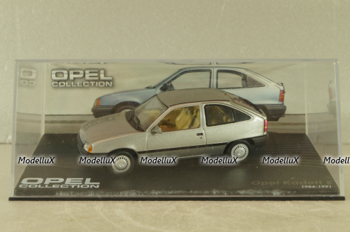 Opel Kadett (E) 1984, silver, OPC018, Altaya  Opel Collection #18 1:43