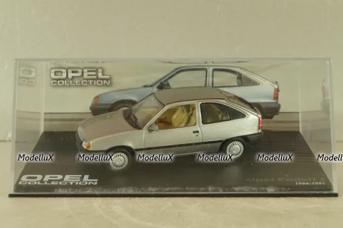Opel Kadett (E) 1984, silver, OPC018, Altaya  Opel Collection #18 1:43