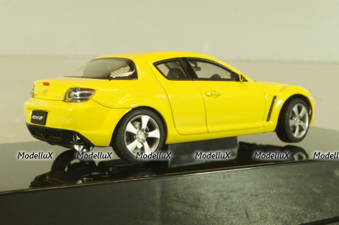 Mazda RX-8 2003, yellow, 55921, AutoArt 1:43