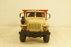 Урал-55571, самосвал, бежево/оранжевый, Элекон 1:43