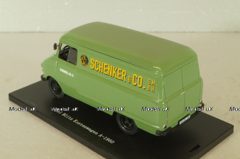 Opel Blitz A delivery van Schenker&Co. 1960, green, Bing 1:43