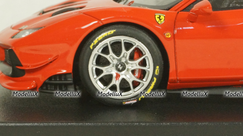Ferrari 488 Challenge rosso scuderia, LS476C, LOOKSMART 1:43