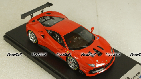 Ferrari 488 Challenge rosso scuderia, LS476C, LOOKSMART 1:43