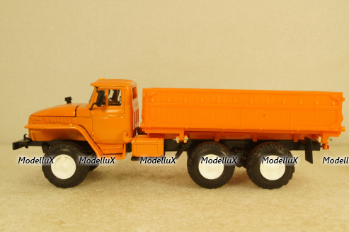 Урал-5557, оранжевый, Элекон 1:43