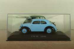 Mercedes-Benz 170H (W28) 1936, light blue, MBOMS029, Mercedes-Benz Offizielle Modell-Sammlung #29, Altaya 1:43 С Журналом! Уценка!