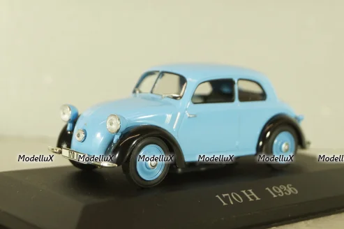 Mercedes-Benz 170H (W28) 1936, light blue, MBOMS029, Mercedes-Benz Offizielle Modell-Sammlung #29, Altaya 1:43 Уценка!