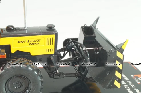 Mercedes-Benz Track 1100 auger-rotor snow blower, yellow/black, TruckTyr 1:43