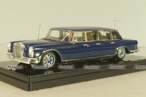 Mercedes-Benz 600 Pullman E. Presley 1969, blue, 144339, TSM 1:43