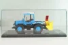 ЛТЗ-155 трактор со шнеко-роторным снегоочистителем, голубой, TruckTyr 1:43