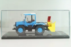 ЛТЗ-155 трактор со шнеко-роторным снегоочистителем, голубой, TruckTyr 1:43