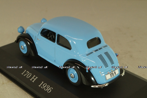 Mercedes-Benz 170 H (W28) 1936, light blue, MBOMS029, Mercedes-Benz Offizielle Modell-Sammlung #29, Altaya 1:43