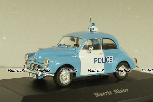 Morris Minor Polizei 1957, 7598007, Atlas Police Cars Collection 1:43 С Журналом!