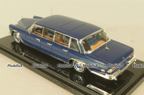 Mercedes-Benz 600 Pullman E. Presley 1969, blue, 144339, TSM 1:43