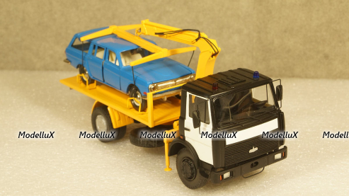 Камаз-43101-028, с тентом 2010г Элекон 1:43