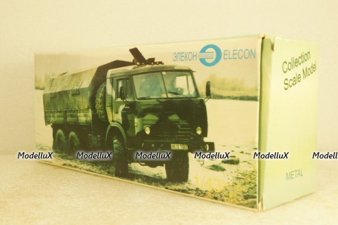 Камаз-43101-028, с тентом 2010г Элекон 1:43