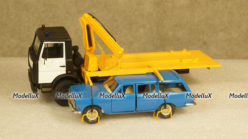 Камаз-43101-028, с тентом 2010г Элекон 1:43