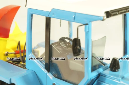 ЛТЗ-155 трактор со шнеко-роторным снегоочистителем, голубой, TruckTyr 1:43