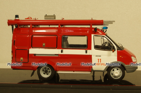 АПП-0,5-2,0 (Газ-2705 "Газель") черные номера, TruckTyr 1:43