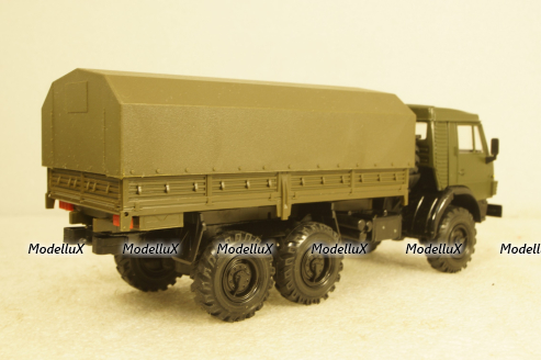 Камаз-43101-028, с тентом 2010г Элекон 1:43