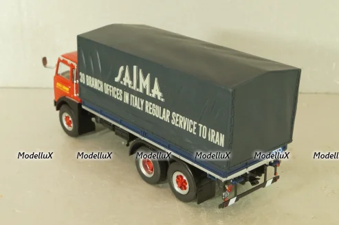 Fiat 683 N "SAiMA" 1966, red/blue, Camion D'epoca #77, 1:43