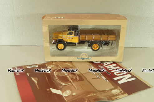 Fiat 634 N II serie 1937, yellow/brown, Camion D'epoca #71, 1:43