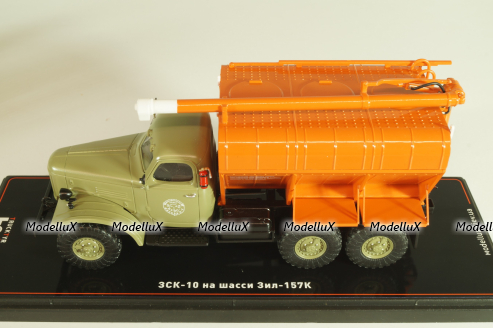 ЗСК-10 на шасси Зил-157К, зеленый/оранжевый, TruckTyr 1:43