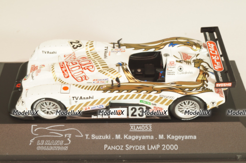 Panoz Spyder LMP #23 Le Mans 2000, T.Suzuki/M.Kageyama/M.Kageyama, white, XCL040, ONYX 1:43