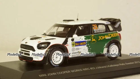 Mini John Cooper Works WRC #23 Rallye Schweden 2013 Nikara, Kalliolepo, WBR015, WhiteBox 1:43