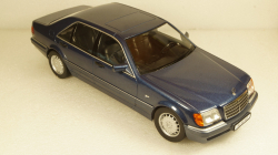 Mercedes S500 W140 1994 blue, iScale 1:18
