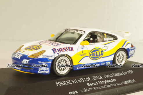 Porsche 911(996) GT3 Cup #7 Carrera cup 1999, B.Maylander, white, XCL025, ONYX 1:43
