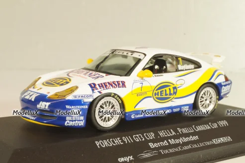 Porsche 911(996) GT3 Cup #7 Carrera cup 1999, B.Maylander, white, XCL025, ONYX 1:43