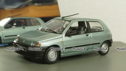 Renault Clio 1990, blue, 7711221726, Universal Hobby 1:43