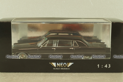 Cadillac Fleetwood Series 75 limousine 1968, black, 44400, NEO 1:43