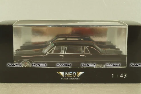 Cadillac Fleetwood Series 75 limousine 1968, black, 44400, NEO 1:43