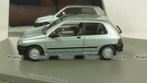 Renault Clio 1990, blue, 7711221726, Universal Hobby 1:43
