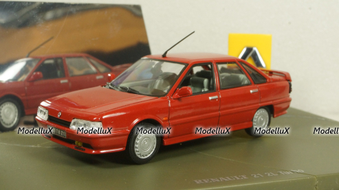 Renault 21 2L Turbo, Red, 7711223579, Universal Hobby 1:43